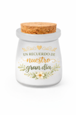 Vela Aromática de Vainilla Personalizada | Recuerdos de Boda y Eventos Elegantes - Imagen 4