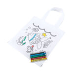 Bolsa infantil para colorear con ceras
