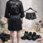 Bata personalizada para novio | Set completo para boda