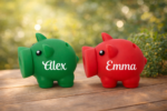 Hucha cerdito personalizada con nombre - Imagen 3