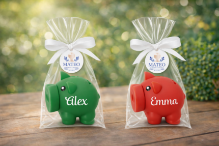 Hucha cerdito personalizada con nombre