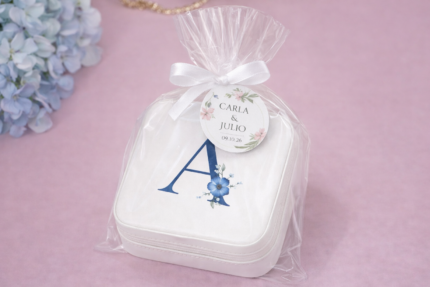 Joyero Blanco Personalizado con inicial