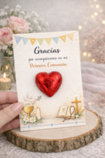 Tarjeta de agradecimiento con corazón - Imagen 2
