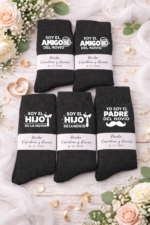 Calcetines personalizados para boda | Regalo original para hombres - Imagen 2