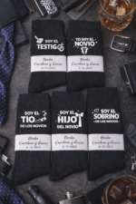 Calcetines personalizados para boda | Regalo original para hombres