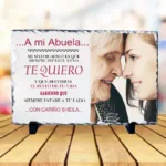 Marco de piedra CON FOTO ABUELOS