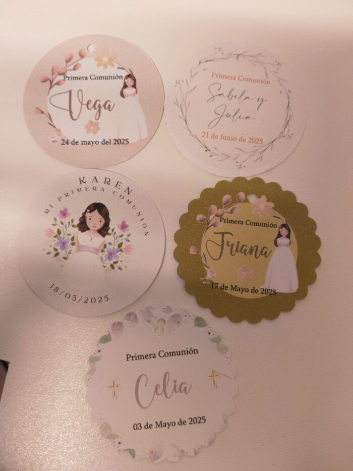 Etiquetas personalizadas para recuerdos - Imagen 2