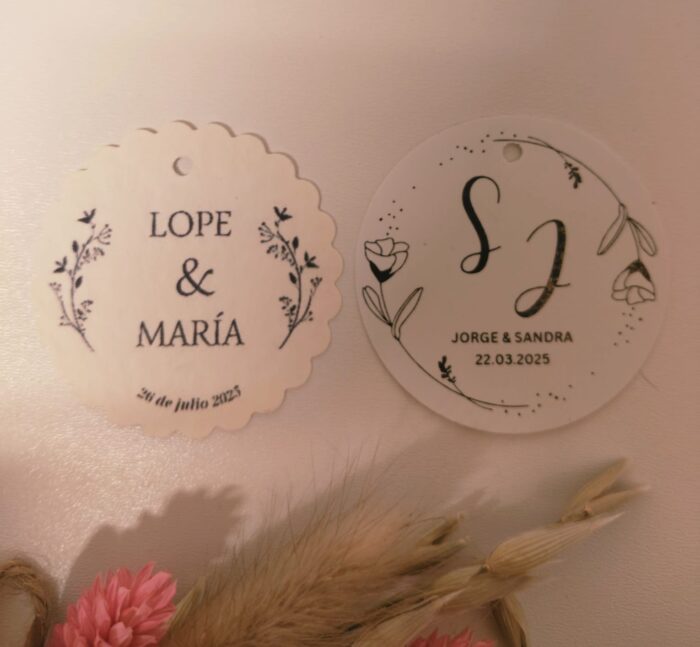 Etiquetas personalizadas para recuerdos - Imagen 1