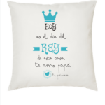 Cojín   con texto del día del padre