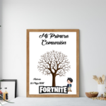 Lámina personalizada Fortnite texto