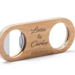 Abridor bambú personalizado
