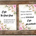 CARTEL PAIPAI / LAGRIMAS Flores rosas