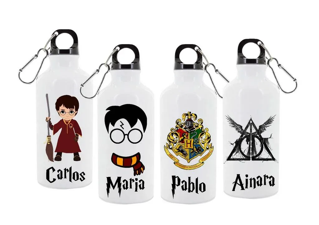 BOTELLA PERSONALIZADA HARRY POTTER | REGALO HARRY POTTER | ALEGRÍA ESTUDIO