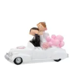 FIGURA NOVIOS EN COCHE GLOBOS