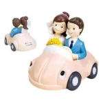 FIGURA RESINA NOVIOS COCHE