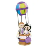 FIGURA NOVIOS EN GLOBO