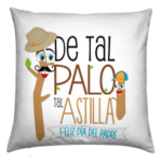 Cojín con texto del día del padre