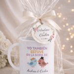 Taza de Plástico Reutilizable para Bodas – Ideal para Peques | Detalle Infantil Personalizado