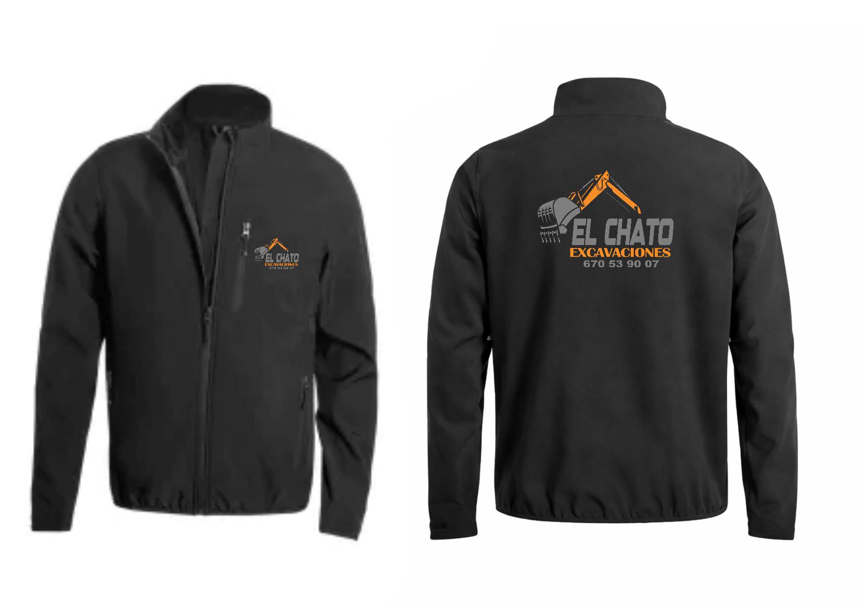 chato print Chaqueta Softshell Personalizada con Logo | Impermeable y RPET - Imagen 1