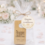 Abridor personalizado de madera con afilador