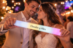 Palos LED personalizados para bodas | Barras luminosas