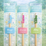 Lápices personalizados con nombre en metacrilato