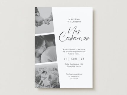 💍 Invitación de Boda con Fotos