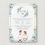 🌿 Invitación de Boda Eucalipto Personalizada 🌿