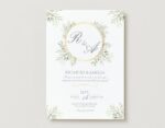 🌿 Invitación de Boda Diseño Olivo Personalizada 🌿