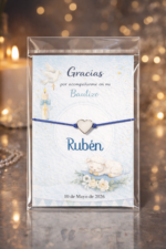 Pulsera recuerdo para bautizo - Imagen 2