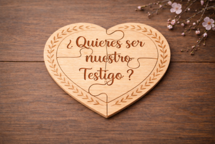 Puzzle de Madera Personalizado con Texto