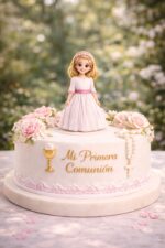 Muñeco Comunión Personalizado Resina Pintado a Mano 15 cm