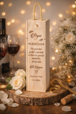 Caja de Madera para Botella Personalizada - Imagen 2