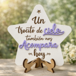 Estrella Decorativa Madera Un Trocito de Cielo - Imagen 2